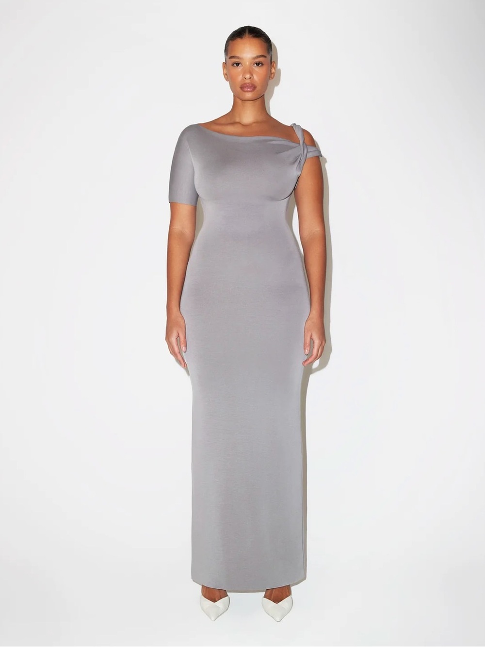 Khy Sueded Stretch Dress - Dark Purple